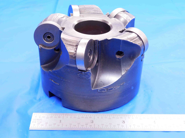 4" O.D. FACE MILL DM-400-B0 1 1/2 PILOT HOLDS 5 INSERTS RN 84 4.0 4.00 TC-50 - AB0807AA3