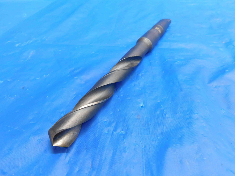 19/32 O.D. HSS TWIST DRILL BIT MORSE TAPER #2 SHANK 3 1/2 LOC 9" OAL .5937 MT2 - RB0605CF2