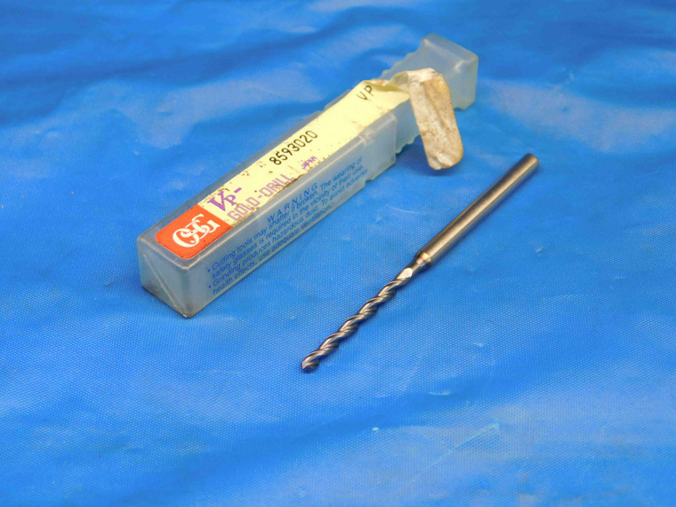 OSG 2mm V COATED XPM TWIST DRILL BIT 8593020 3mm SHANK 24mm LOC 56mm OAL - HS1438BW2