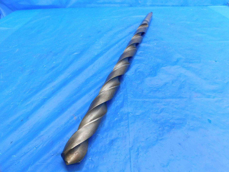 MORSE 1 1/64 O.D. HSS DRILL BIT MORSE TAPER #3 SHANK 1.0156 MT3 EXTRA LENGTH