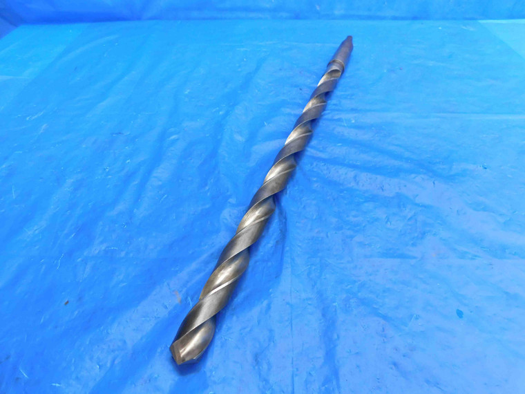STANDARD TOOLS 27/32 O.D. HSS DRILL BIT MORSE TAPER #3 .8437 MT3 EXTRA LENGTH