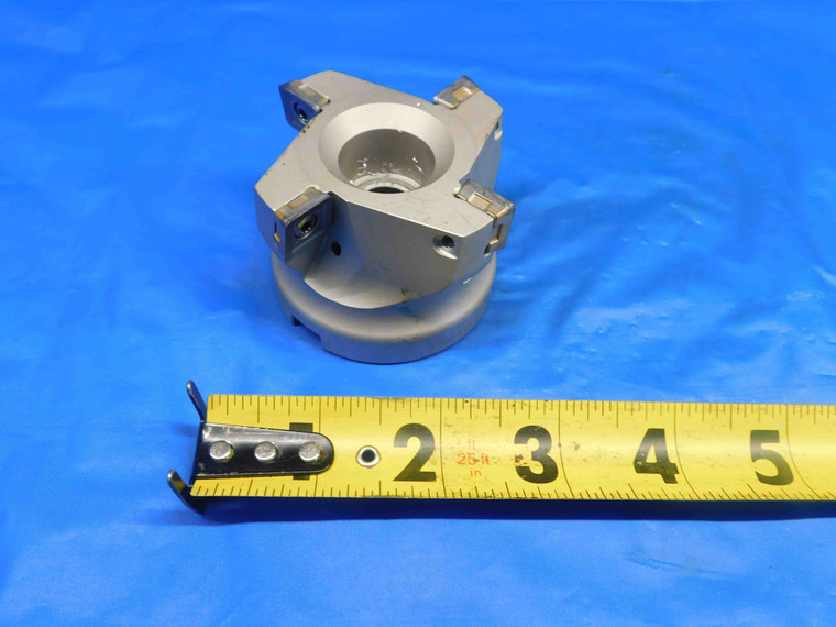 ISCAR 2 1/2 O.D. FACE MILL F90SD D2.50-04-1.00-12 1" PILOT 4 POCKETS SDMT1205 - HS1588AB2