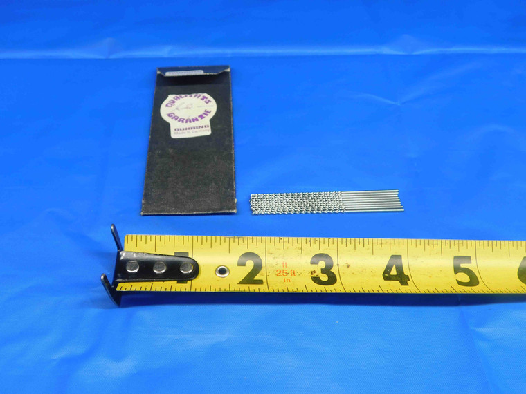 7PCS NEW GUHRING 1mm HSS TWIST DRILL BIT 1 1/2 LOC 2 1/2 OAL LONG FLUTE 1.0 mm - HS1598BW2