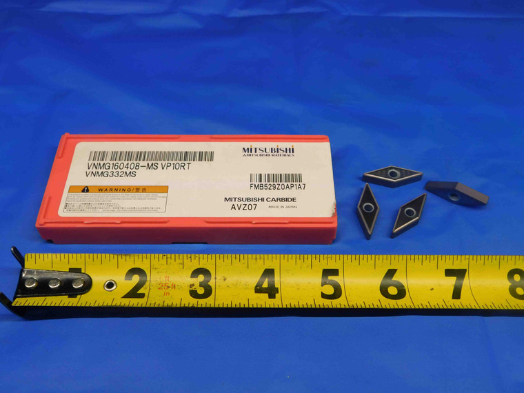 4pcs NEW MITSUBISHI VNMG332MS VP10RT CARBIDE INSERTS VNMG160408-MS VNMG 332 - HS1641BC3