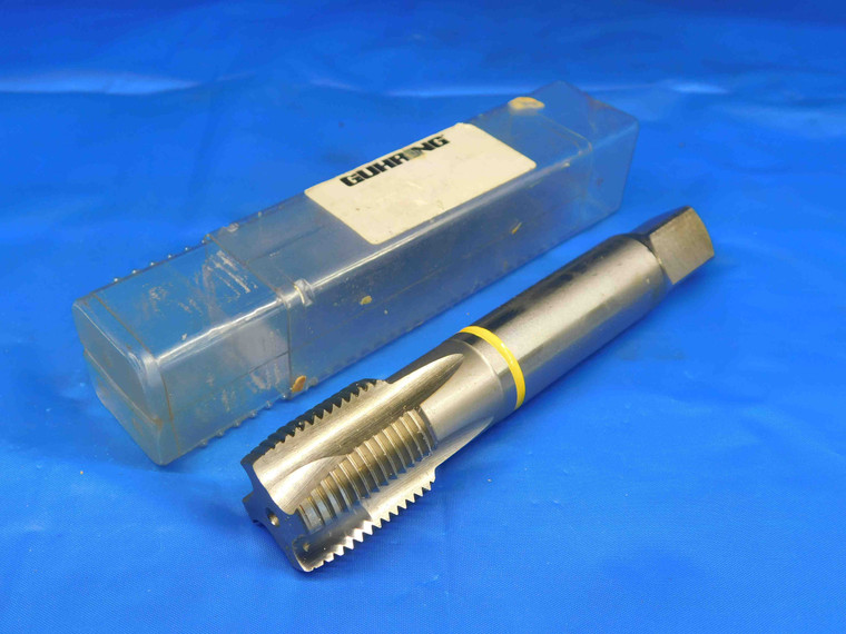 NEW GUHRING 1" 12 UNF 2B HSSE SPIRAL POINT PLUG TAP 4 FLUTE 1.0 YELLOW RING - HS1656BC3