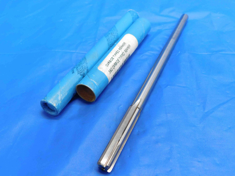NEW RRT 0.36 OD HSS CARBIDE TIPPED REAMER 4 FL .36 .3600 .3750 UNDERSIZE - RB1252CP2