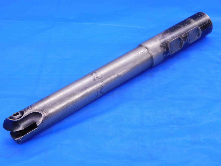 1" DIA. 9" OAL FLAT BOTTOM INDEXABLE END MILL 1" SHANK 2 FLUTE CENTER CUT 1.0 - AB0980AB3