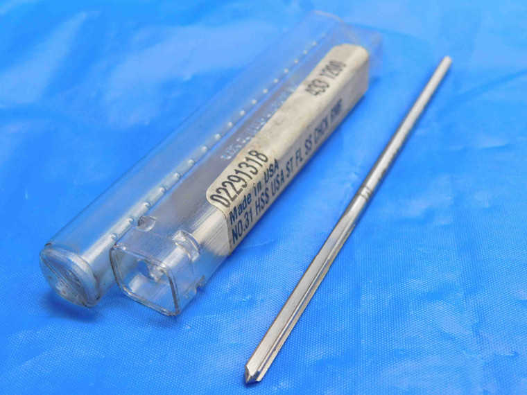 YANKEE 0.12 OD HSS REAMER 4 FL .12 .1200 1/8 .1250 -.0050 UNDERSIZE #31 3 mm - RB1307AB3