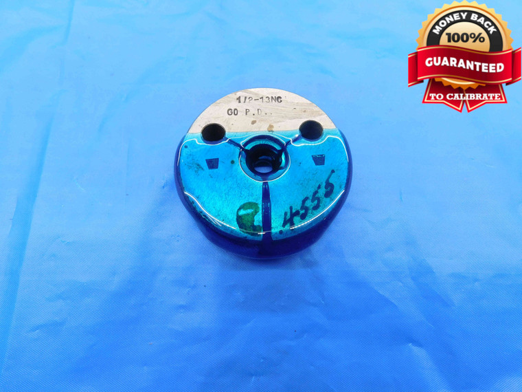 1/2 13 NC SPECIAL THREAD RING GAGE .5 .50 .500 .5000 GO ONLY P.D. = .4555 UNC 3A - DW25334RD