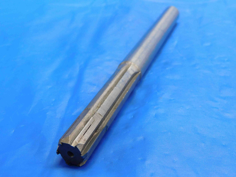 0.5381 OD HSS CARBIDE TIPPED REAMER 6 FL .5381 17/32 .5313 +.0068 OVERSIZE - RB1459CP2