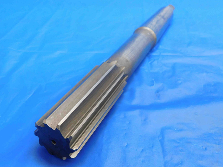 1 3/8 OD HSS CHUCKING REAMER MORSE TAPER #4 SHANK 10 FL MT4 1.3750 ONSIZE 35 mm - RB1567AG3