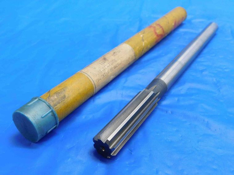 21/32 O.D. HSS CHUCKING REAMER 8 FLUTE .6562 .6563 ONSIZE STRAIGHT SHANK - RB1592BZ2