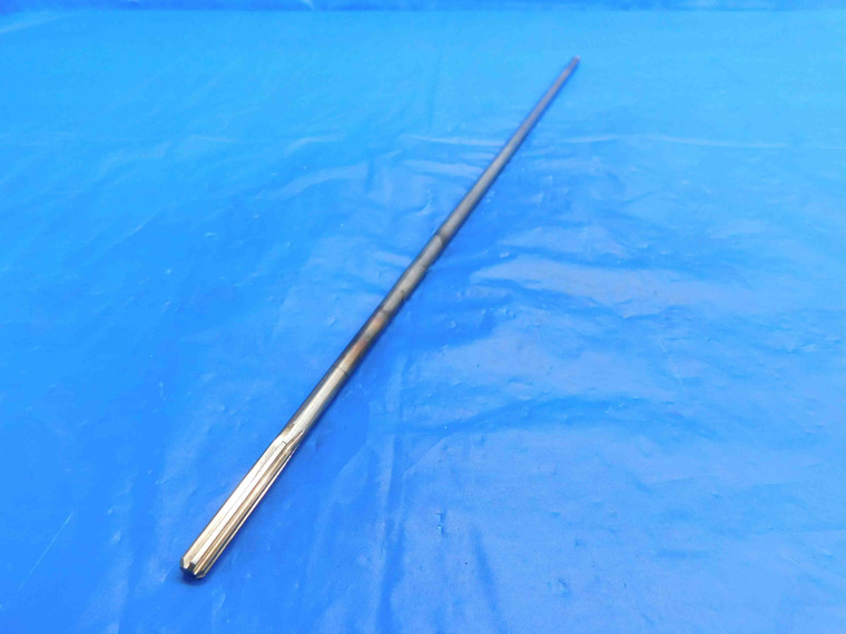 0.249 OD HSS REAMER 6 FL .249 .2490 1/4 .2500 -.0010 UNDERSIZE EXTRA LONG SHANK - RB1637BC3