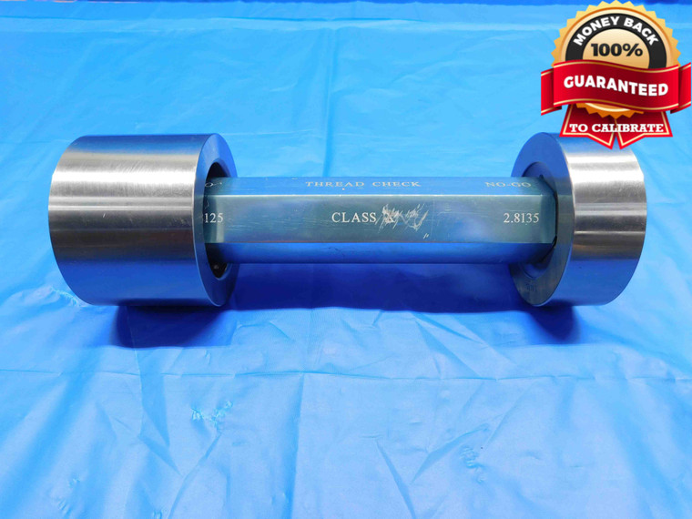 2.8125 & 2.8135 CLASS X PIN PLUG GAGE GO NO GO ONSIZE 2 13/16 71.438 mm - BS0179BC3