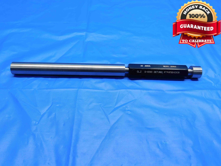 .6855 & .6965 CL Z PIN PLUG GAGE GO NO GO .6875 -.0020 11/16 17.691 mm - BS0142LVR