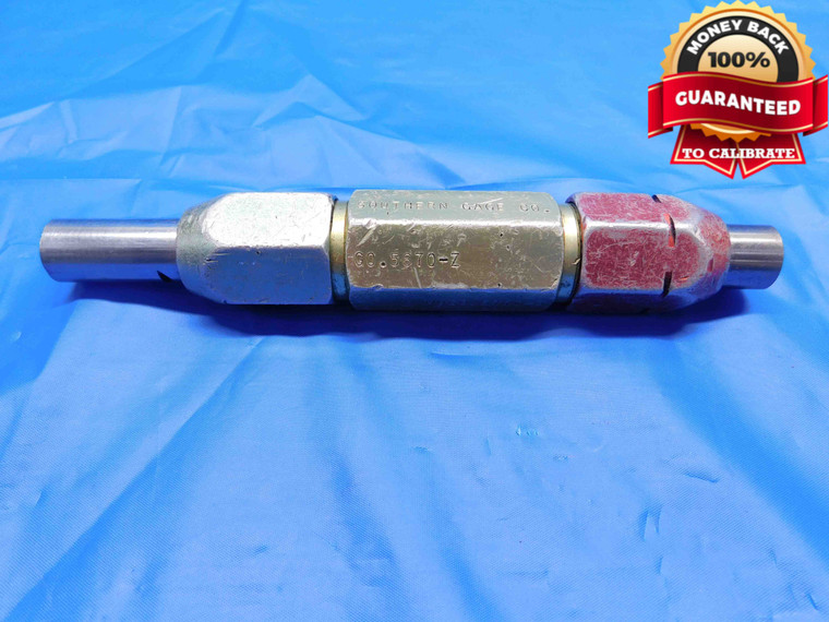 .5670 & .5770 CL Z PIN PLUG GAGE GO NO GO .5781 -.0011 37/64 14.656 mm .567 .577 - BS0147LVR