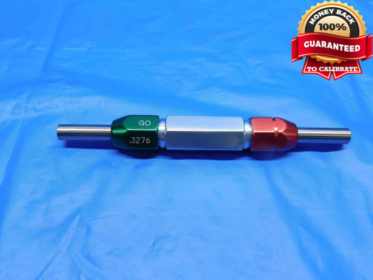 .3276 & .3306 PIN PLUG GAGE GO NO GO .3281 -.0005 UNDERSIZE 21/64 8.321 mm - BS0204RD