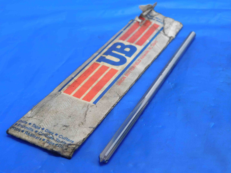 UNION BUTTERFIELD 13/64 O.D. HSS CHUCKING REAMER 6 FLUTE .2031 .2032 ONSIZE USA - RB1697BZ2