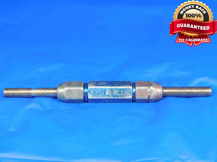 .3181 & .3381 CL Y PIN PLUG GAGE GO NO GO .3125 +.0056 5/16 8 QUALITY INSPECTION - BR0099RD