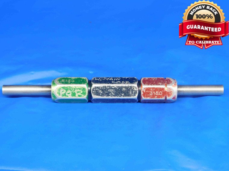 .3130 & .3150 PIN PLUG GAGE GO NO GO .3125 +.0005 OVERSIZE 5/16 8 mm .313 .315 - BR0096RD