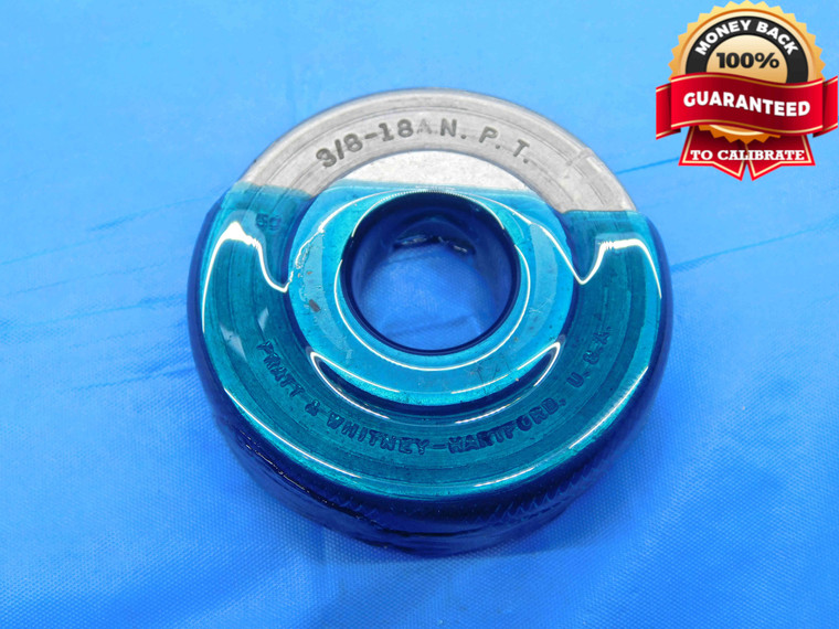 3/8 18 ANPT 6 STEP PIPE THREAD RING GAGE .375 .3750 A.N.P.T. CREST CHECK - DW25519BF3