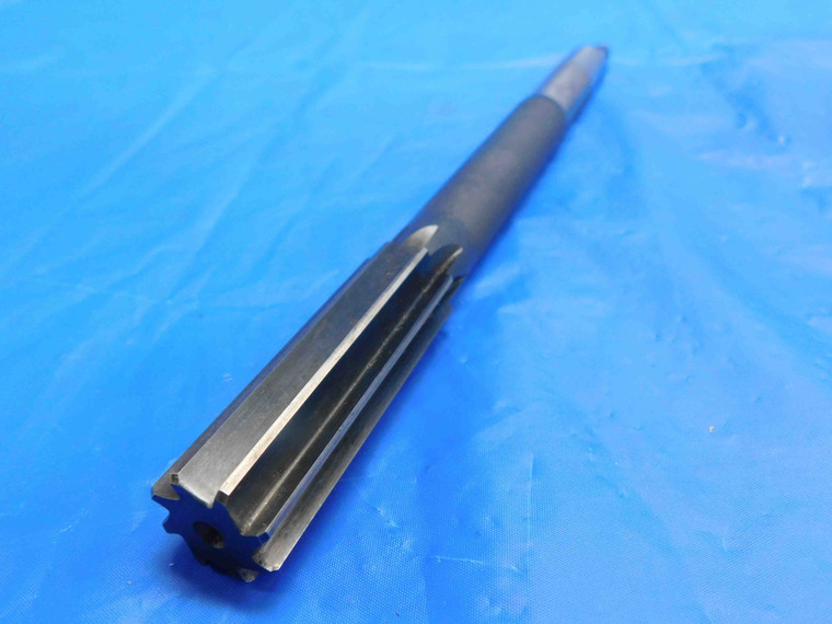 UTD 13/16 O.D. HSS CHUCKING REAMER MORSE TAPER #2 SHANK 8 FLUTE MT2 ONSIZE - RB1711BZ2