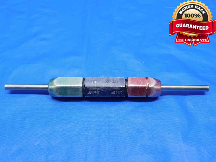 .1865 & .1880 CL X PIN PLUG GAGE GO NO GO .1875 +.0005 3/16 4.775 mm .188 - BS0322RD