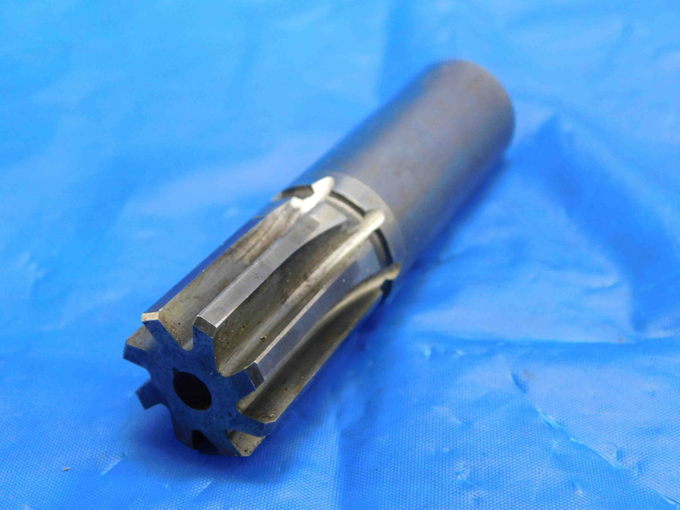 3/4 O.D. HSS CHUCKING REAMER 8 FLUTE .75 .7500 ONSIZE 19 mm STRAIGHT SHANK - RB1735BKDN