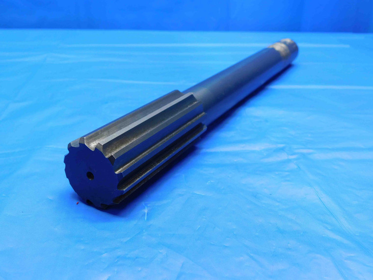 MORSE 1 1/4 OD HSS CHUCKING REAMER 12 FL 1.2500 ONSIZE STRAIGHT SHANK USA MADE - BS0465CF2