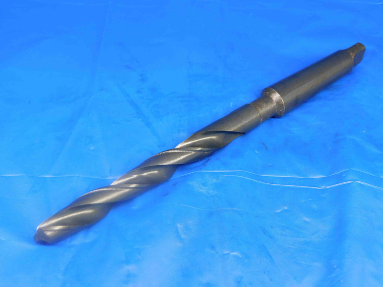 17/32 O.D. BLACK OXIDE HSS TWIST DRILL BIT MORSE TAPER #2 SHANK .5312 MT2 - BR0389BC3