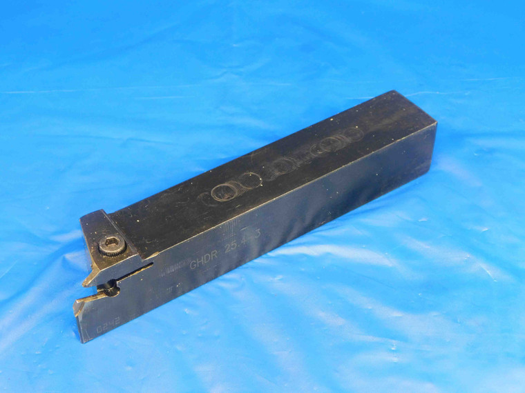 ISCAR GHDR 25.4-3 LATHE TURNING TOOL HOLDER 1" SQUARE SHANK 6" OAL GROOVING - BR0546BH3