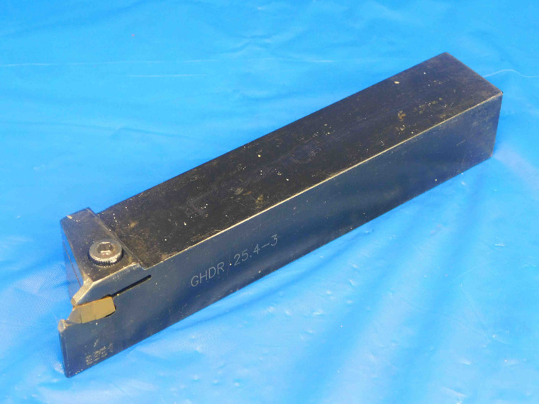 ISCAR GHDR 25.4-3 LATHE TURNING TOOL HOLDER 1" SQUARE SHANK 6" OAL GROOVING - BR0545BH3