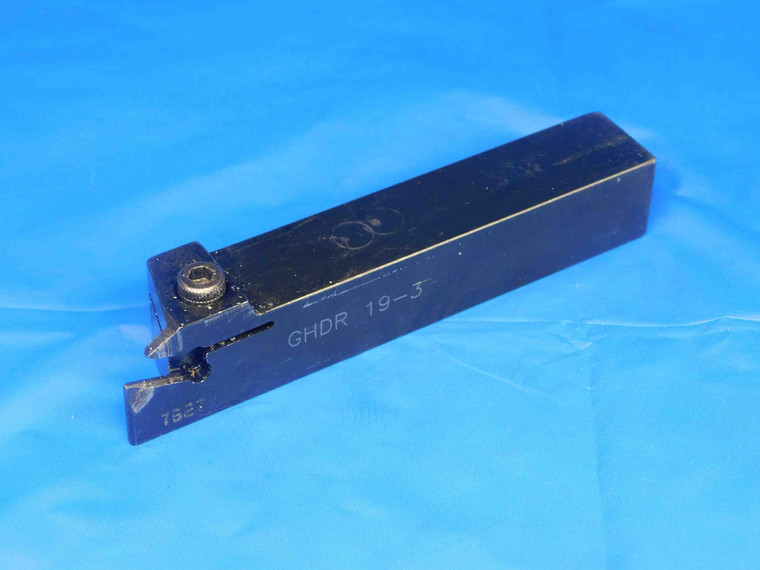 ISCAR GHDR 19-3 LATHE TURNING TOOL HOLDER 3/4 SQUARE SHANK 4 1/2 OAL GROOVING - BR0616BH3