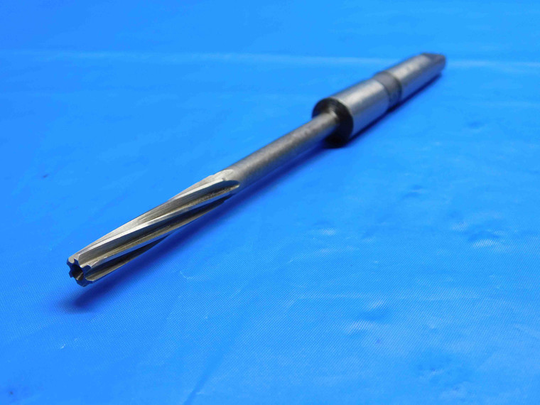 CLEVELAND 1/4 OD HSS REAMER MT1 SHANK SPIRAL 6 FL .25 .2500 ONSIZE LETTER E - BS0649AZ3