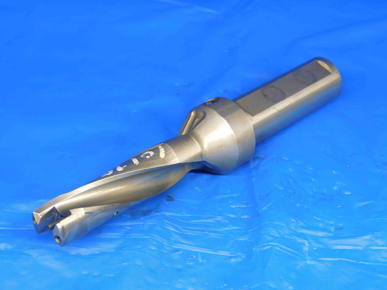 KENNAMETAL 0.813 O.D. COOLANT THRU EXCHANGEABLE TIP DRILL 1" SHANK 2 FL .813 - BR0694CF2