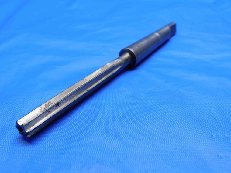 5/16 O.D. HSS REAMER MORSE TAPER #1 SHANK 6 FLUTE MT1 .3125 ONSIZE 8 mm - BS0761BI3