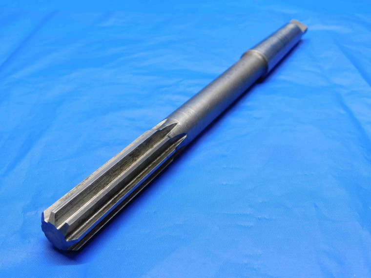 0.631 OD HSS REAMER MT2 SHANK 8 FL .631 .6310 5/8 .6250 +.0060 OVERSIZE 16 mm - BS0791BI3