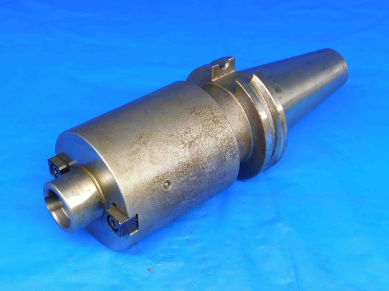 CAT40 ACCUPRO 1" PILOT O.D. 3/8 KEY FACE / SHELL MILL TOOL HOLDER COOLANT 1.0 - BR0818LVR