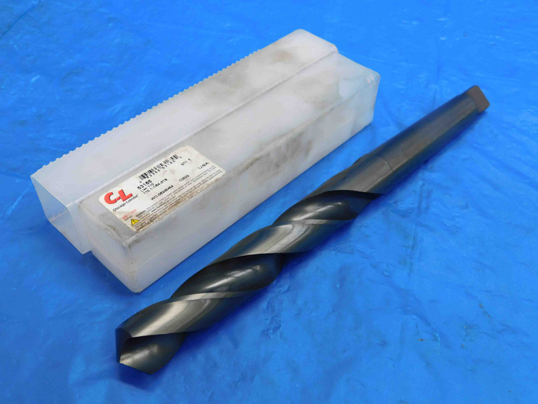 CHICAGO-LATROBE 1 1/64 O.D. BLACK OXIDE HSS DRILL BIT MORSE TAPER #3 1.0156 MT3 - RB2096CP2