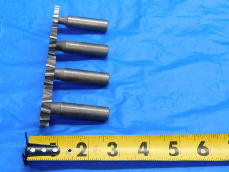 4pcs KEO WOODRUFF KEYSEAT CUTTERS 810 1010 609 STAGGERED TOOTH 1.275 .185 .315 - RB2100BM2