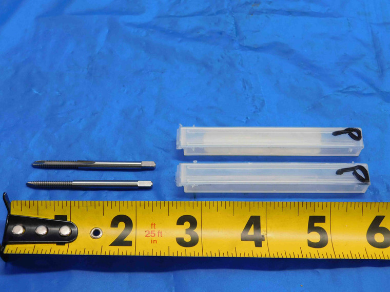 2pcs NEW NATC #6 32 NC GH-3 HSS LEFT HAND SPIRAL POINT PLUG TAP 2 STRAIGHT FLUTE - RB2150CK2