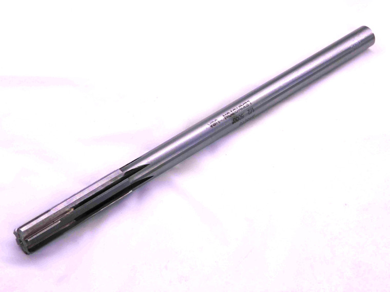 LEXINGTON 1/2 O.D. HSS CARBIDE TIPPED CHUCKING REAMER 6 FLUTE .5 .5000 ONSIZE - BS0933LVR