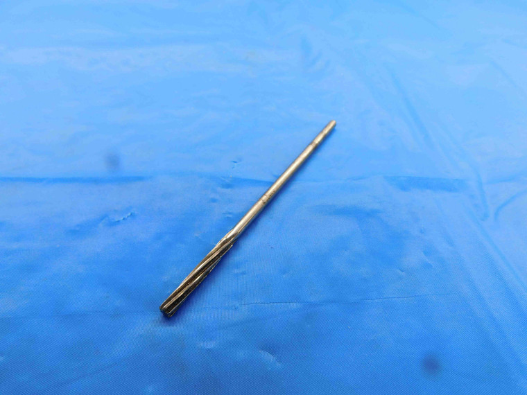 0.1229 OD HSS CHUCKING REAMER SPIRAL 6 FL .1229 1/8 .1250 -.0021 UNDERSIZE 3 mm - BT0110LVR