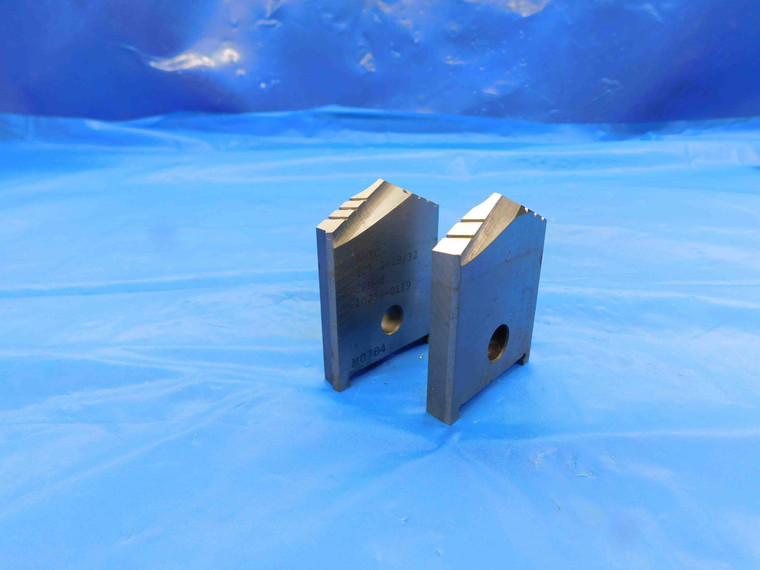 2pcs WAUKESHA AMEC 1004-0138F 1 19/32 O.D. SERIES C HSS SPADE DRILL INSERTS - BT0233BG2