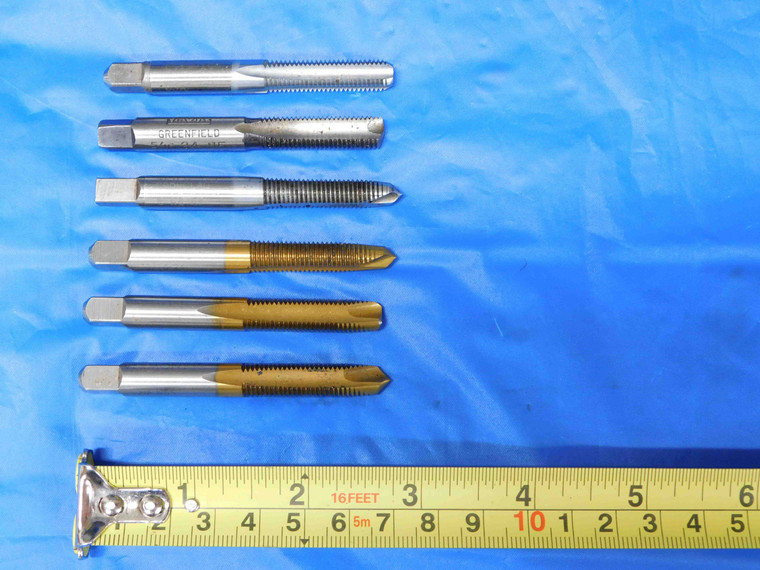6pcs 5/16 - 24 NF GH3 SPIRAL POINT PLUG & BOTTOMING TAPS .3125 UNF THREADING - BS1063LVR