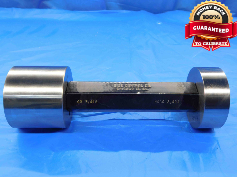 2.4160 & 2.4230 CL X PIN PLUG GAGE GO NO GO 2.4219 2 27/64 61.366 2.416 2.423 - CB0009BI3