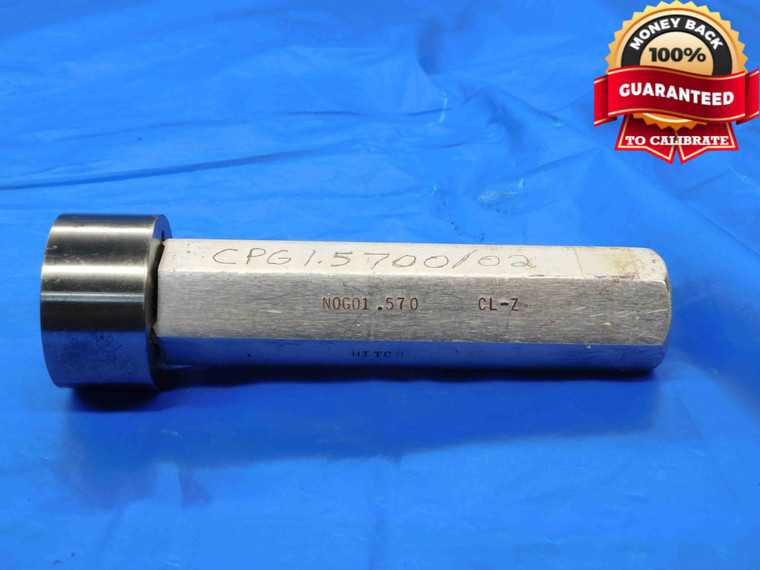1.5700 CLASS Z PIN PLUG GAGE 1.5625 +.0075 OVERSIZE 1 9/16 40 mm 1.570 - CB0021BI3