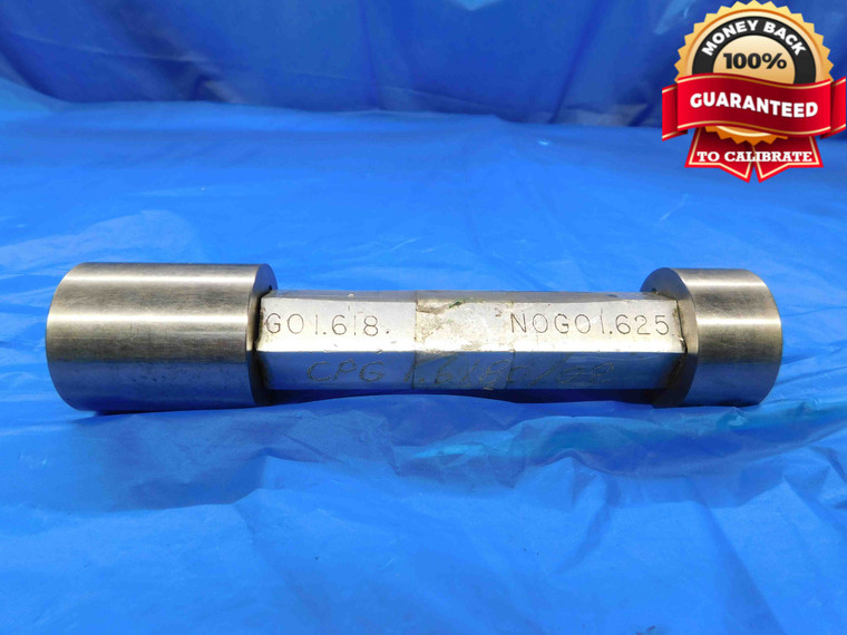 1.6180 & 1.6250 CLASS Z PIN PLUG GAGE GO NO GO ONSIZE 1 5/8 41 mm 1.618 1.625 - CB0034BI3