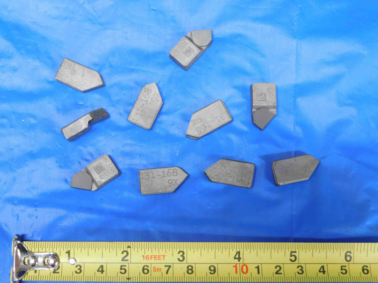 10pcs NEW 131-168 9X 883 CARBIDE BRAZED TURNING INSERTS LATHE TOOL BIT TIPPED - BS1115CP2