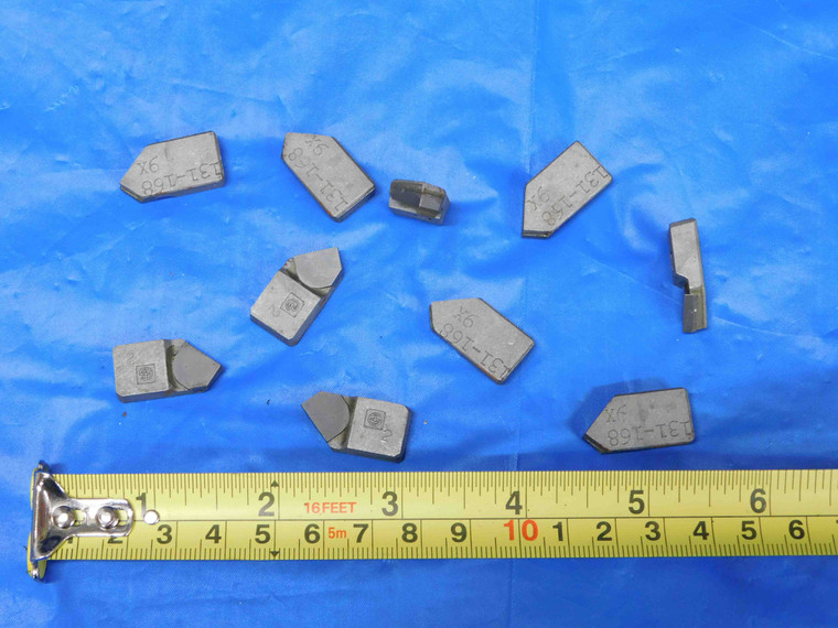 10pcs NEW 131-168 9X 883 CARBIDE BRAZED TURNING INSERTS LATHE TOOL BIT TIPPED - BS1118CP2